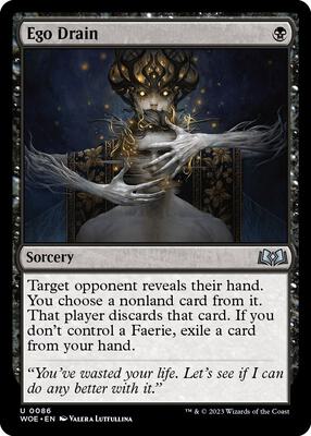 Magic: The Gathering - Wilds of Eldraine - Ego Drain - Normal - Anime Card Craze
