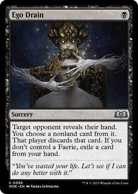 Magic: The Gathering - Wilds of Eldraine - Ego Drain - Uncommon – 86 - Normal