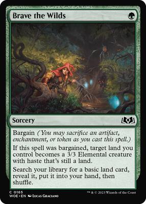Magic: The Gathering - Wilds of Eldraine - Brave the Wilds - Foil - Anime Card Craze
