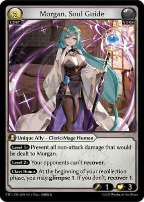 Grand Archive TCG - Fractured Crown - Morgan, Soul Guide - 39 - Normal