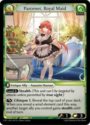 Grand Archive TCG - Fractured Crown - Parcenet, Royal Maid - 79 - Normal
