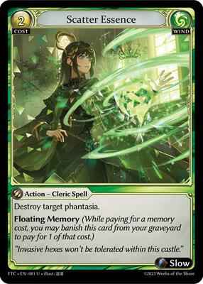 Grand Archive TCG - Fractured Crown - Scatter Essence - 81 - Foil