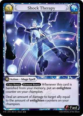 Grand Archive TCG - Fractured Crown - Shock Therapy - 83 - Normal