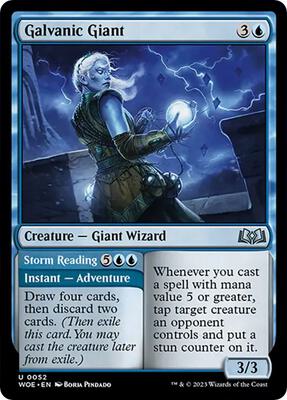 Magic: The Gathering - Wilds of Eldraine - Galvanic Giant - Normal - Anime Card Craze