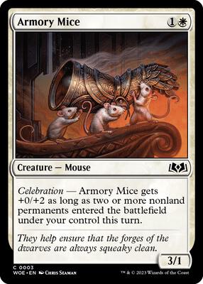 Magic: The Gathering - Wilds of Eldraine - Armory Mice - Normal - Anime Card Craze