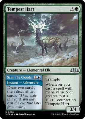 Magic: The Gathering - Wilds of Eldraine - Tempest Hart - Normal - Anime Card Craze