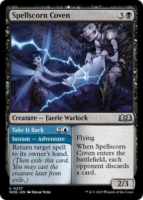 Magic: The Gathering - Wilds of Eldraine - Spellscorn Coven - Normal - Anime Card Craze