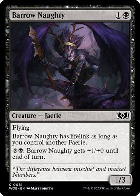 Magic: The Gathering - Wilds of Eldraine - Barrow Naughty - Normal - Anime Card Craze