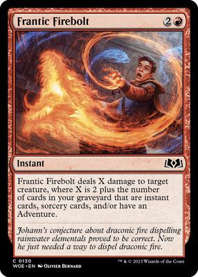 Magic: The Gathering - Wilds of Eldraine - Frantic Firebolt - Normal - Anime Card Craze