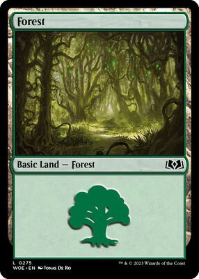 Magic: The Gathering - Wilds of Eldraine - Forest (0275) - Normal - Anime Card Craze