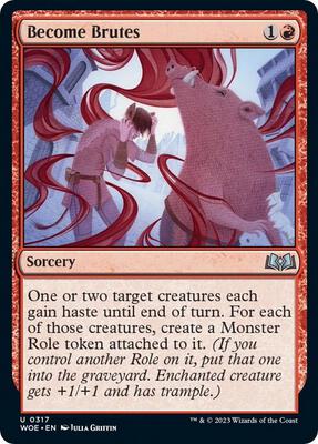 Magic: The Gathering - Wilds of Eldraine - Become Brutes - Normal - Anime Card Craze