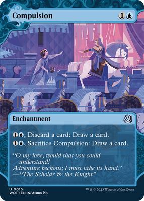 Magic: The Gathering - Wilds of Eldraine: Enchanting Tales - Compulsion - Foil - Anime Card Craze
