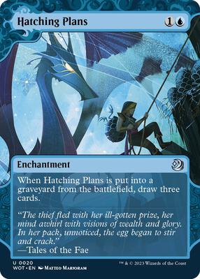 Magic: The Gathering - Wilds of Eldraine: Enchanting Tales - Hatching Plans - Foil - Anime Card Craze