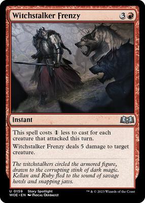 Magic: The Gathering - Wilds of Eldraine - Witchstalker Frenzy - Normal - Anime Card Craze