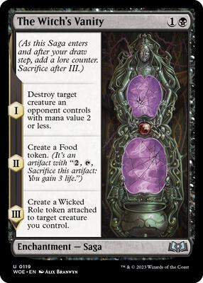 Magic: The Gathering - Wilds of Eldraine - The Witch's Vanity - Foil - Anime Card Craze