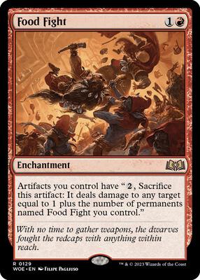Magic: The Gathering - Wilds of Eldraine - Food Fight - Normal - Anime Card Craze