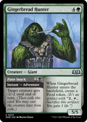 Magic: The Gathering - Wilds of Eldraine - Gingerbread Hunter - Foil - Anime Card Craze