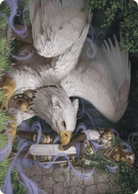 Magic: The Gathering - Art Series: Wilds of Eldraine - Dutiful Griffin Art Card - Normal - Anime Card Craze