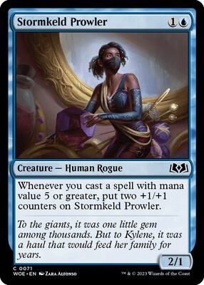 Magic: The Gathering - Wilds of Eldraine - Stormkeld Prowler - Normal - Anime Card Craze