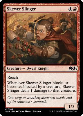 Magic: The Gathering - Wilds of Eldraine - Skewer Slinger - Normal - Anime Card Craze