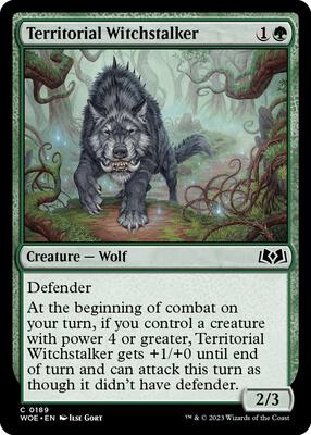 Magic: The Gathering - Wilds of Eldraine - Territorial Witchstalker - Normal - Anime Card Craze