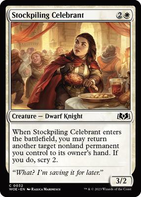 Magic: The Gathering - Wilds of Eldraine - Stockpiling Celebrant - Normal - Anime Card Craze