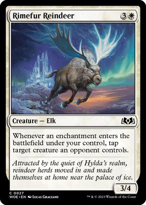 Magic: The Gathering - Wilds of Eldraine - Rimefur Reindeer - Normal - Anime Card Craze