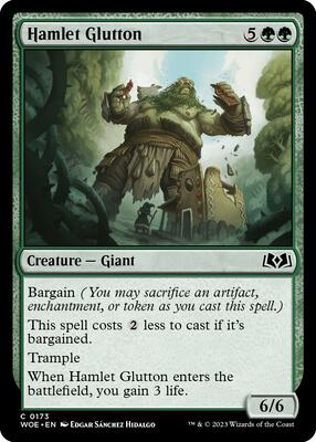 Magic: The Gathering - Wilds of Eldraine - Hamlet Glutton - Normal - Anime Card Craze