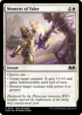 Magic: The Gathering - Wilds of Eldraine - Moment of Valor - Foil - Anime Card Craze