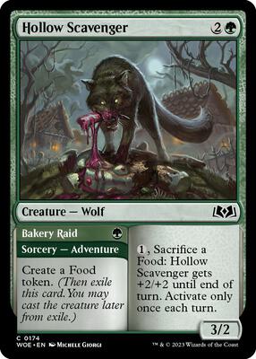 Magic: The Gathering - Wilds of Eldraine - Hollow Scavenger - Normal - Anime Card Craze