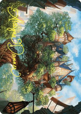 Magic: The Gathering - Art Series: Wilds of Eldraine - Edgewall Inn Art Card (Gold-Stamped Signature) - Normal - Anime Card Craze