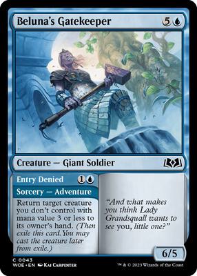 Magic: The Gathering - Wilds of Eldraine - Beluna's Gatekeeper - Normal - Anime Card Craze