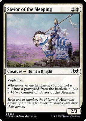 Magic: The Gathering - Wilds of Eldraine - Savior of the Sleeping - Normal - Anime Card Craze