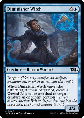Magic: The Gathering - Wilds of Eldraine - Diminisher Witch - Normal - Anime Card Craze