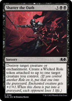 Magic: The Gathering - Wilds of Eldraine - Shatter the Oath - Normal - Anime Card Craze