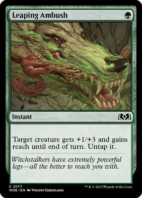 Magic: The Gathering - Wilds of Eldraine - Leaping Ambush - Foil - Anime Card Craze