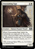 Magic: The Gathering - Wilds of Eldraine - Unassuming Sage - Normal - Anime Card Craze