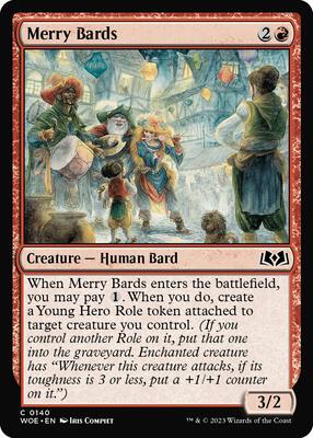 Magic: The Gathering - Wilds of Eldraine - Merry Bards - Foil - Anime Card Craze