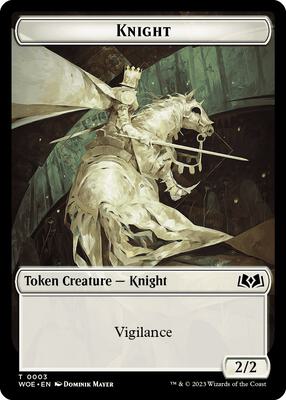 Magic: The Gathering - Wilds of Eldraine - Knight Token - Token – 3 - Normal