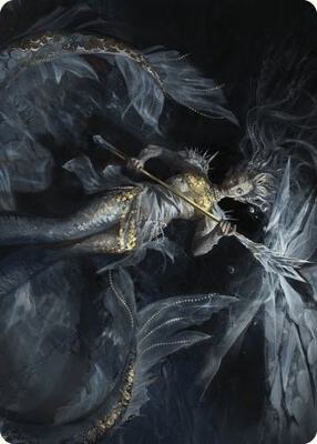 Magic: The Gathering - Art Series: Wilds of Eldraine - Sharae of Numbing Depths Art Card - Normal - Anime Card Craze