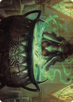 Magic: The Gathering - Art Series: Wilds of Eldraine - Agatha's Soul Cauldron Art Card - Normal - Anime Card Craze
