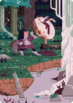 Magic: The Gathering - Art Series: Wilds of Eldraine - Stab Wound Art Card - Normal - Anime Card Craze