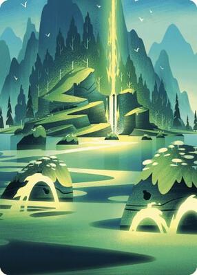 Magic: The Gathering - Art Series: Wilds of Eldraine - Leyline of Abundance Art Card - Normal - Anime Card Craze