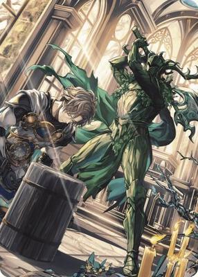 Magic: The Gathering - Art Series: Wilds of Eldraine - Karmic Justice Anime Art Card - Normal - Anime Card Craze