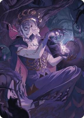 Magic: The Gathering - Art Series: Wilds of Eldraine - Necropotence Art Card - Normal - Anime Card Craze