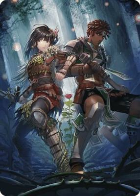 Magic: The Gathering - Art Series: Wilds of Eldraine - Defense of the Heart Art Card - Normal - Anime Card Craze
