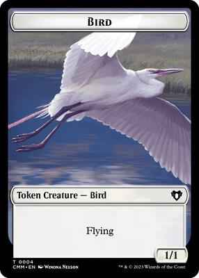 Magic: The Gathering - Commander Masters - Bird // Demon Double-Sided Token - Normal