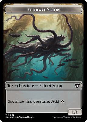 Magic: The Gathering - Commander Masters - Eldrazi Scion // Construct (0042) Double-Sided Token - Normal