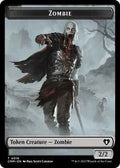 Magic: The Gathering - Commander Masters - Zombie (0019) // Knight Double-Sided Token - Normal