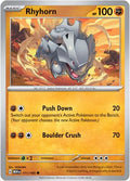 Pokemon SV: Scarlet & Violet 151 Rhyhorn - Anime Card Craze